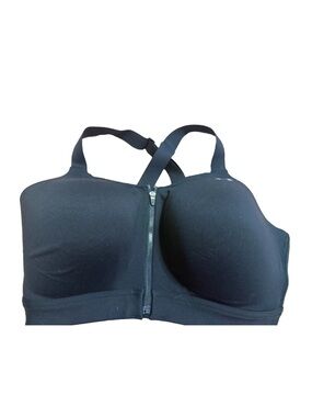 Under Armour Women’s Black Fitted Front Zip Up Sports Bra! 38DD